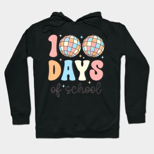 Disco 100 Days Of School Teacher Kids 100Th Day School Hoodie